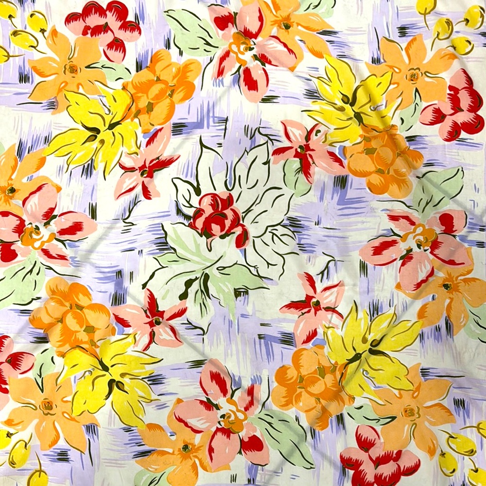 ADOLFO VINTAGE FLORAL SCARF